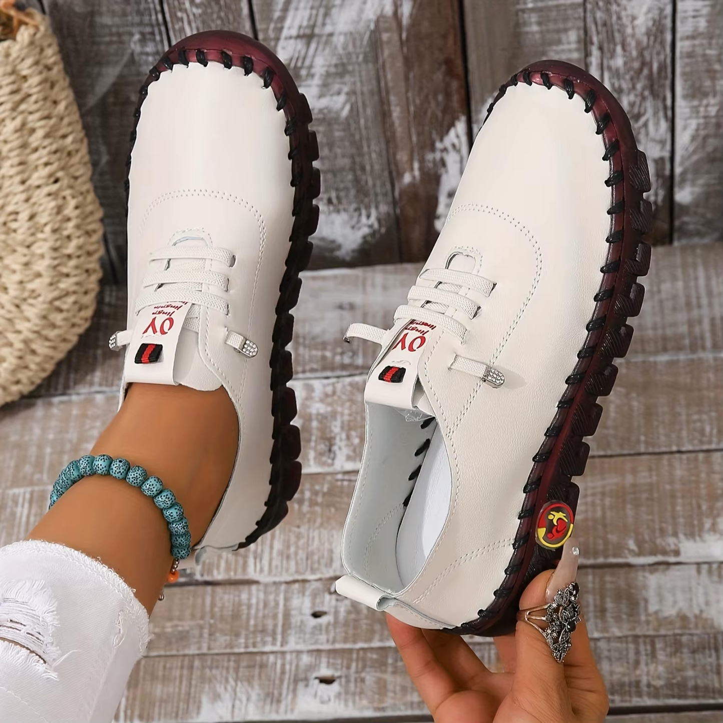 Mocassins Orthopédiques en Cuir Souple pour Femme – Légers, Confortables, Soutien de la Voûte Plantaire